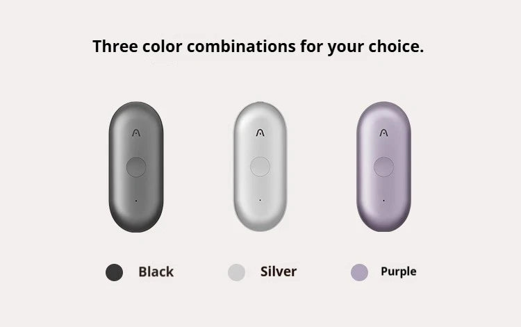 New Plaud Notepin S Wearable AI Voice Recorder, AI Notetaker, Smart Transcription & Summarization, with Wristband & lapel clip