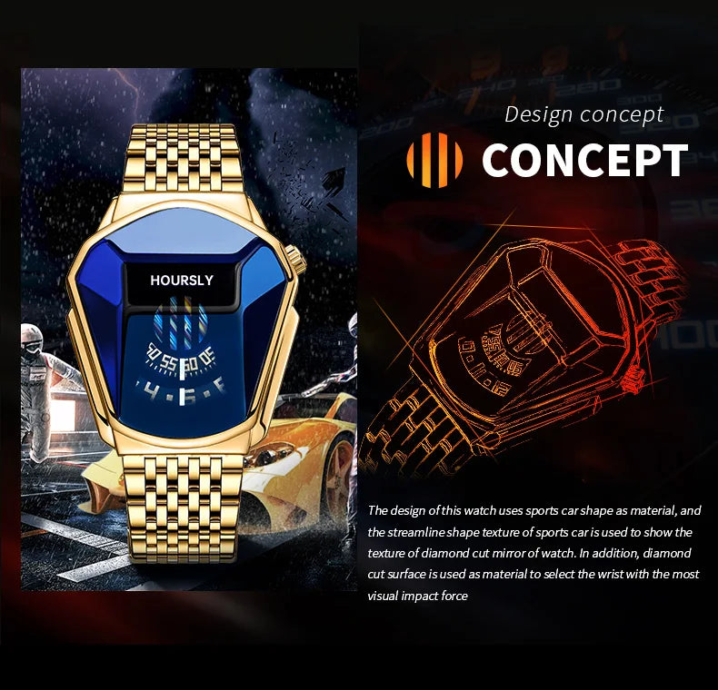 2025 Luxury HOURSLY Brand Trend Cool Men&