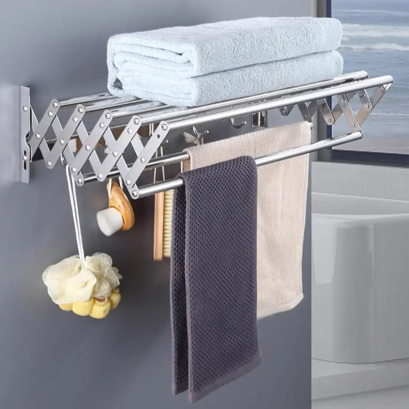 Foldable Clothes Drying Rack Clothes Drying Rack Space-saving Wall-mounted Drying Rack for Bathroom Laundry Room for Easy