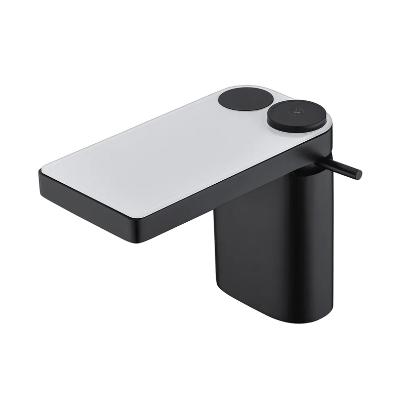 Led Digital Basin Faucet Black Bath Basin Mixer Brass Temperature Display Faucet Smart Tap Sink Faucet For Bathroom Faucet Tap