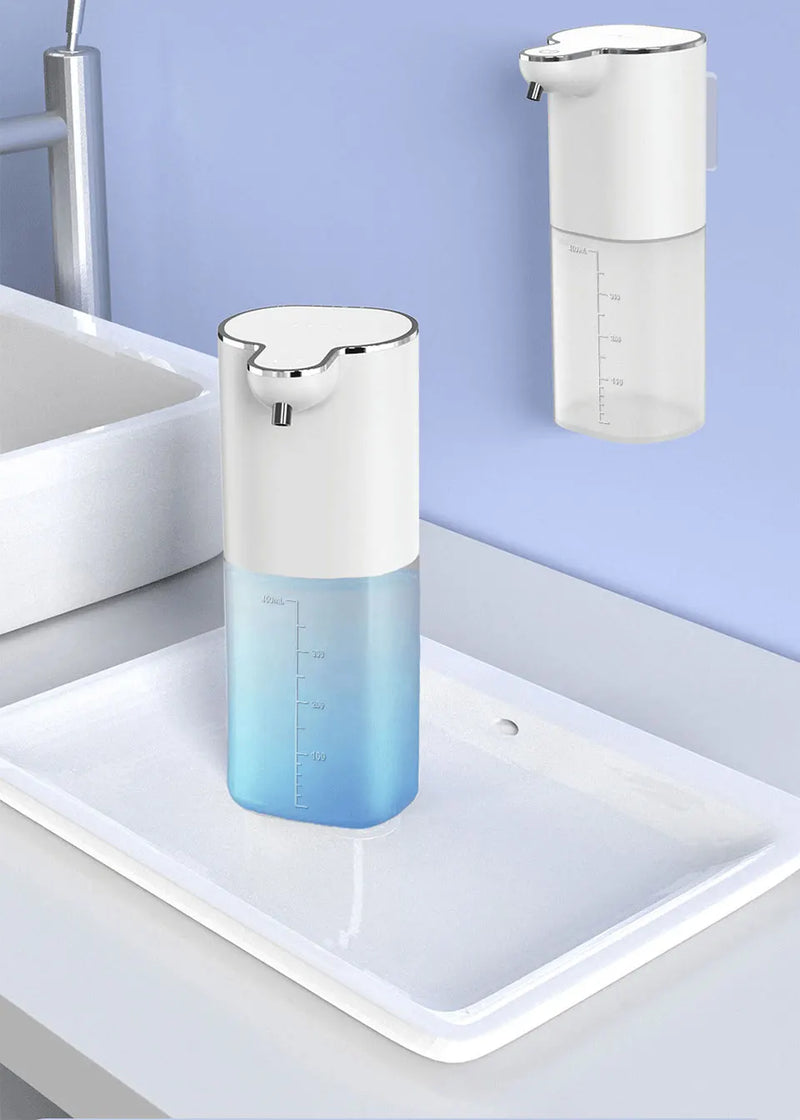 Automatic Soap Dispensers 400ml 4-Gears Adjustable Bathroom Smart Washing Hand Machine USB Rechargeable Touchless Hand Sanitizer