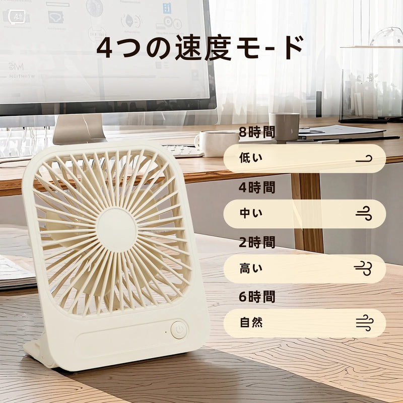 Eary Magnetic Wall Fan With 1200mAh Battery 4 Wind Speed Strong Airflow Ventilador Fan Mount for Kitchen Gym Cruise Ship Cabins