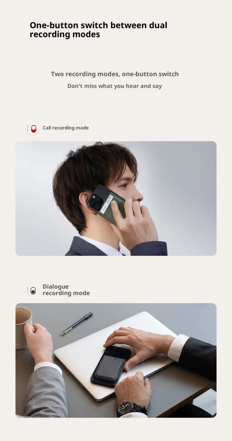 Plaud Note AI Minutes Device AI-Powered Meeting Summary from Voice Recorder Transcription  Dual Recording Mode lightweight 64GB