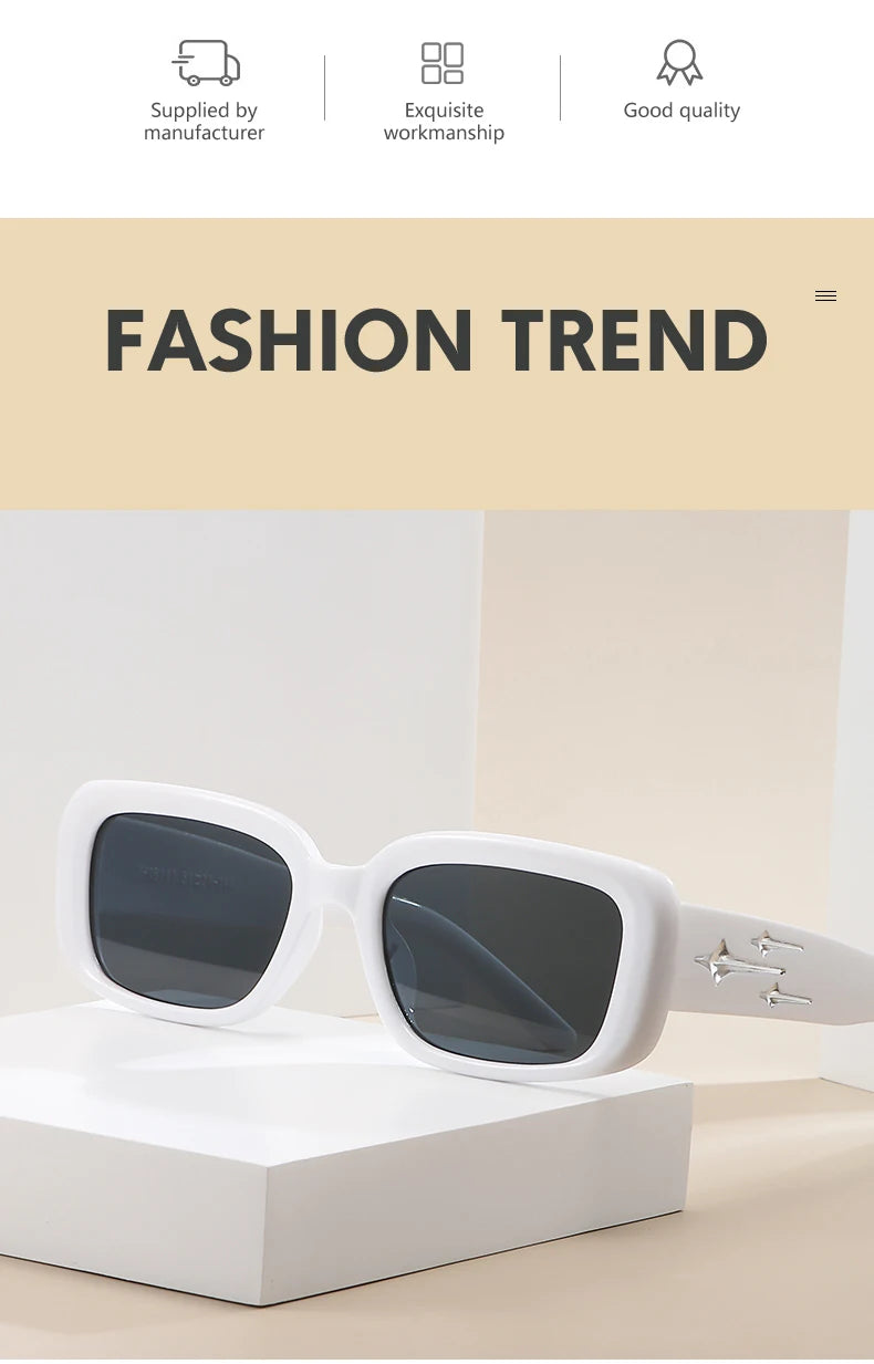 Retro Y2K Style Small Square Sunglasses Women kitten Eye Sunglasses Fashion Colorful Mirror Goggles Men Punk Sports Suns Glasses