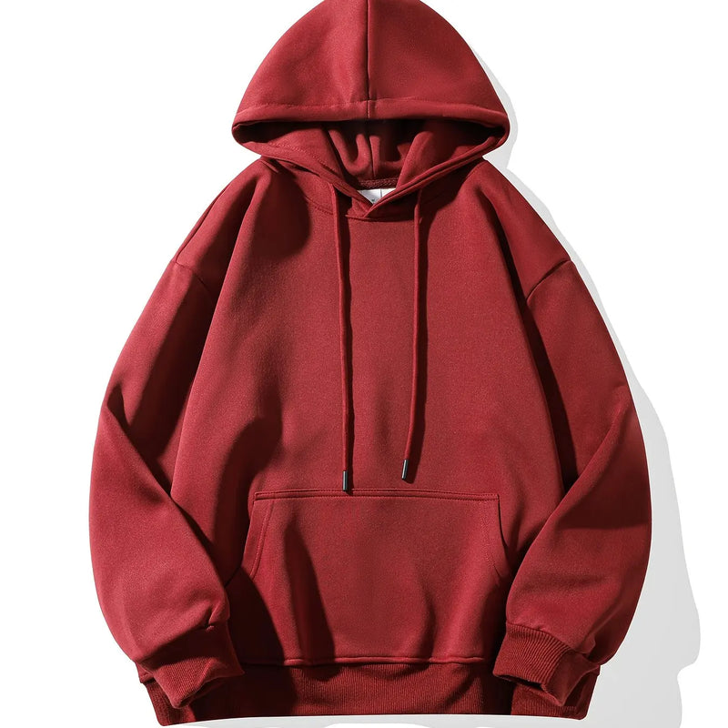 Tatiana Haven Unisex Oversized Fleece Hoodie – Heavyweight Cotton Pullover for Autumn & Winter Streetwear