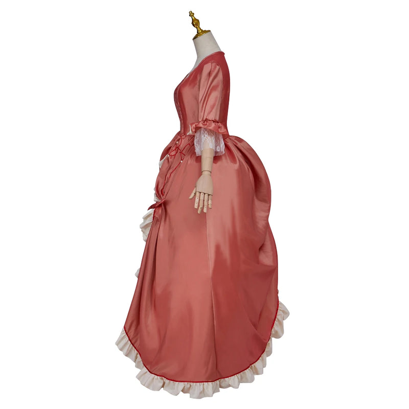 Late 18th Century Rococo Marie Antoinette Dress French Court Gown Victorian Pink Dress Renaissance Vintage Ball Gown
