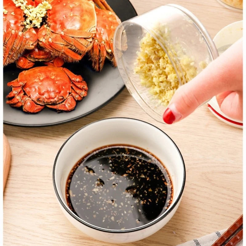 Mini Food Garlic Vegetable Grinder Chopper Mincer Crusher Press for Meat Nuts Pepper Onion Multi-function Manual Food Processor