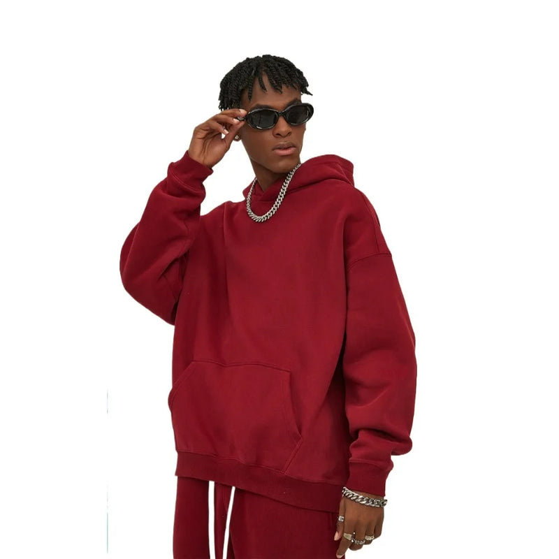 Oversized Sweatshirts for Men & Women Casual Hooded Pullover Unisex Streetwear Loose Fleece Top