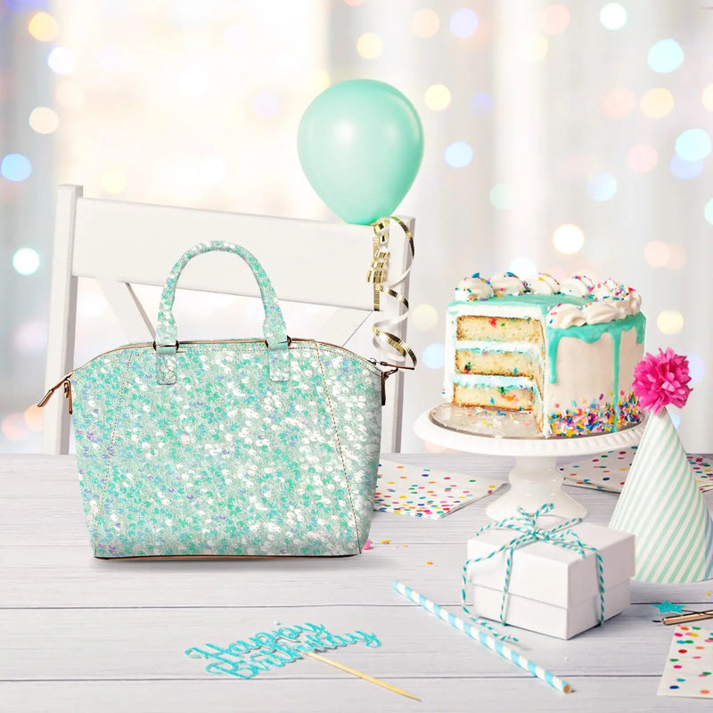 Sequin Fabric Iridescent Mermaid Glitter Fabric Pink Sparkly Fabric for Wedding Costumes Sewing Dress Tablecloth DIY Crafts Gift