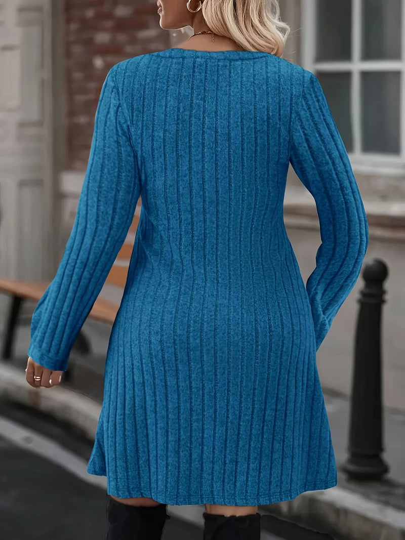 Tatiana Haven Elegant Women’s Casual Printed Dress – Loose Fit, Soft Fabric, and Effortless Everyday Style