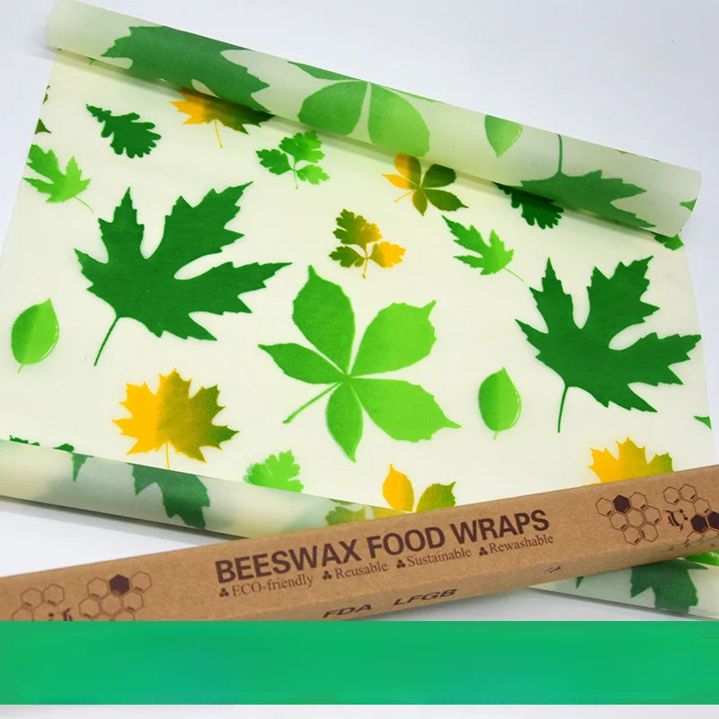 Beeswax Fresh-keeping Cloth Beeswax Packaging Film Reusable Food Grade Fruit Preservation Cloth Food Packaging Cloth