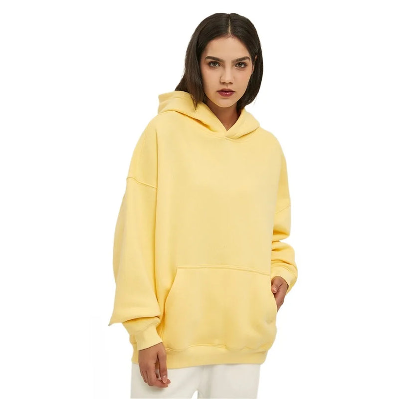 Oversized Sweatshirts for Men & Women Casual Hooded Pullover Unisex Streetwear Loose Fleece Top