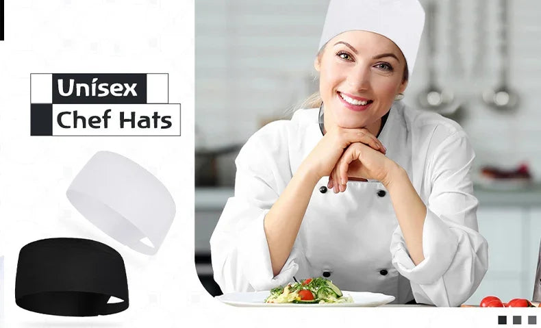 Tatiana Haven Unisex Chef Hat – Adjustable Breathable Beanie Cap for Kitchen, Restaurant & Sushi Chefs