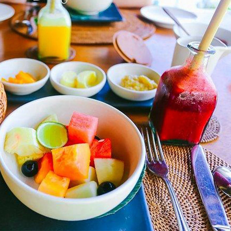 10Pcs Natural Bamboo Straw Reusable Drinking Straws with Case Biodegradable Eco-friendly Bamboo Straws for Cocktail Bar Drinks