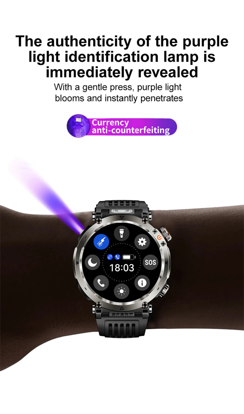 LIGE 600mAh Battery Smart Watch Men 1.7&