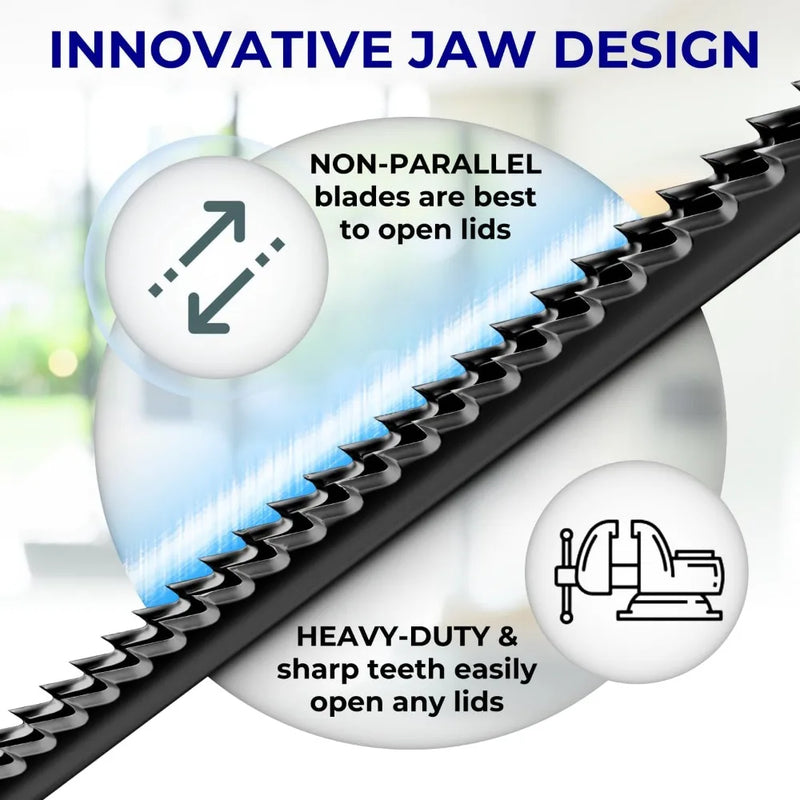 Can Opener Multifunction Under Cabinet Jar Openers for Weak Hand Easy Effortless Grip Fast Lid Remover Kitchen Accessories