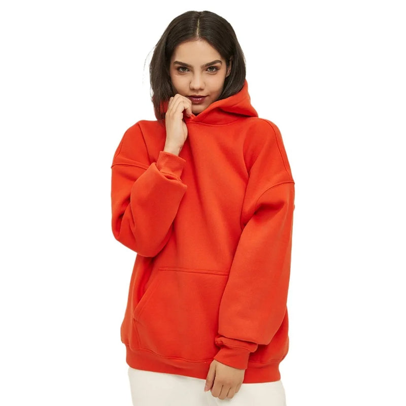 Oversized Sweatshirts for Men & Women Casual Hooded Pullover Unisex Streetwear Loose Fleece Top