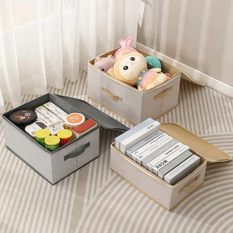 Collapsible Storage Boxes, Foldable Organizer, Bedding Small Toy, Clothes Boot, Shoe, Underwear Basket, Cubes Organizer
