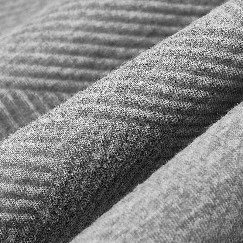 Men’s Zipper Polo Sweatshirt – Turn-Down Collar Long Sleeve Pullover for Autumn and Winter