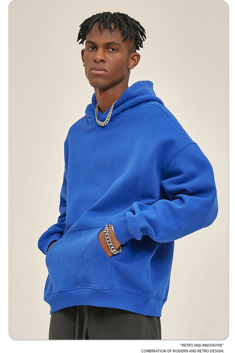 Oversized Sweatshirts for Men & Women Casual Hooded Pullover Unisex Streetwear Loose Fleece Top