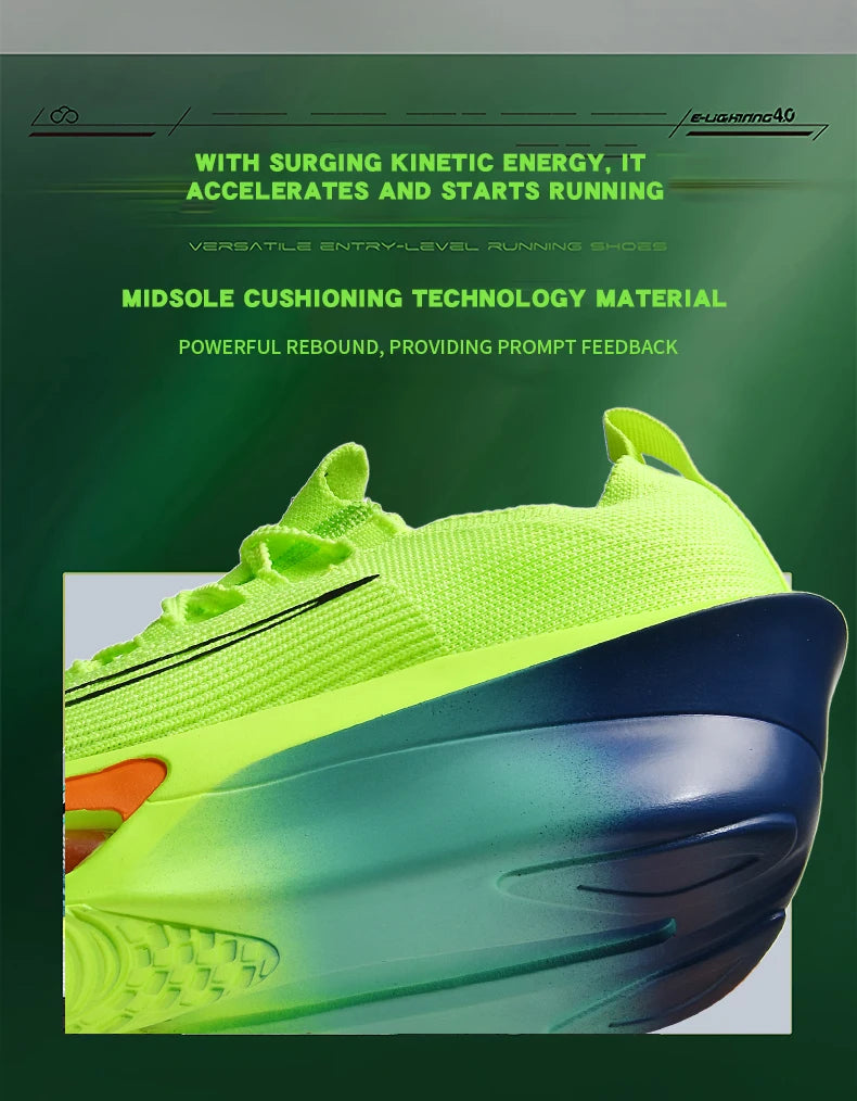 Casual Sneakers Air Cushion Running Shoes Jogging Marathon Men Sports Breathable Lightweight Comfortable Nonskid Leisure Sneaker