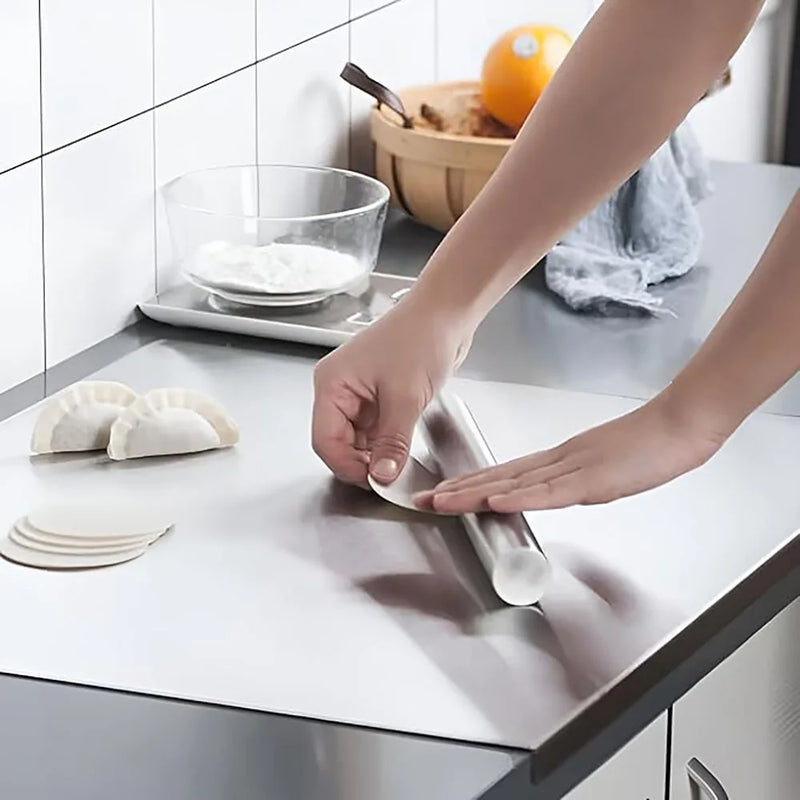 Stainless Steel Cutting Board 60*40cm Multifunctional Cut Vegetables and Meat Chopping Board Home Kitchen Rectangular Board