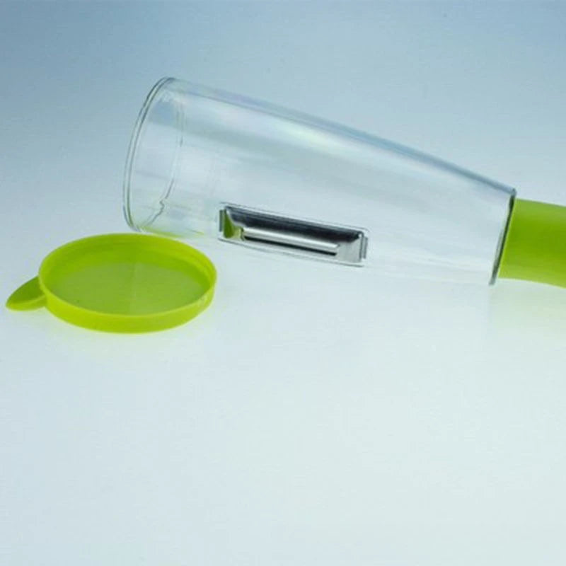Fruit Peeler with Storage Box for Household Peeling Storage Kitchen Special Anti-splash Fruit and Vegetable Peeler