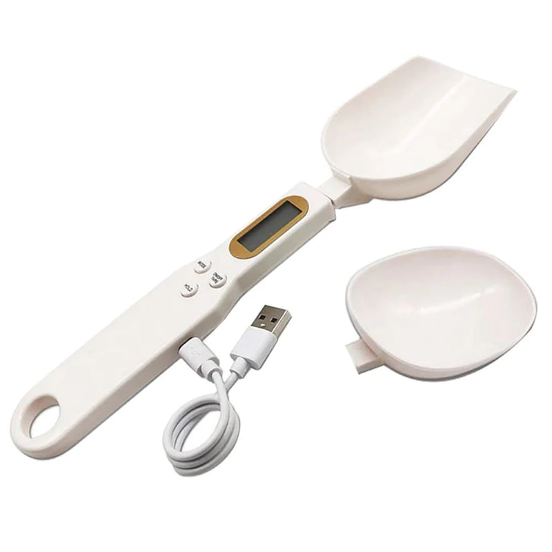 USB Charging Measuring Spoon Scales Electronic Digital Gramera Dimensional Weighing for Powder Flour Kitchen Tool