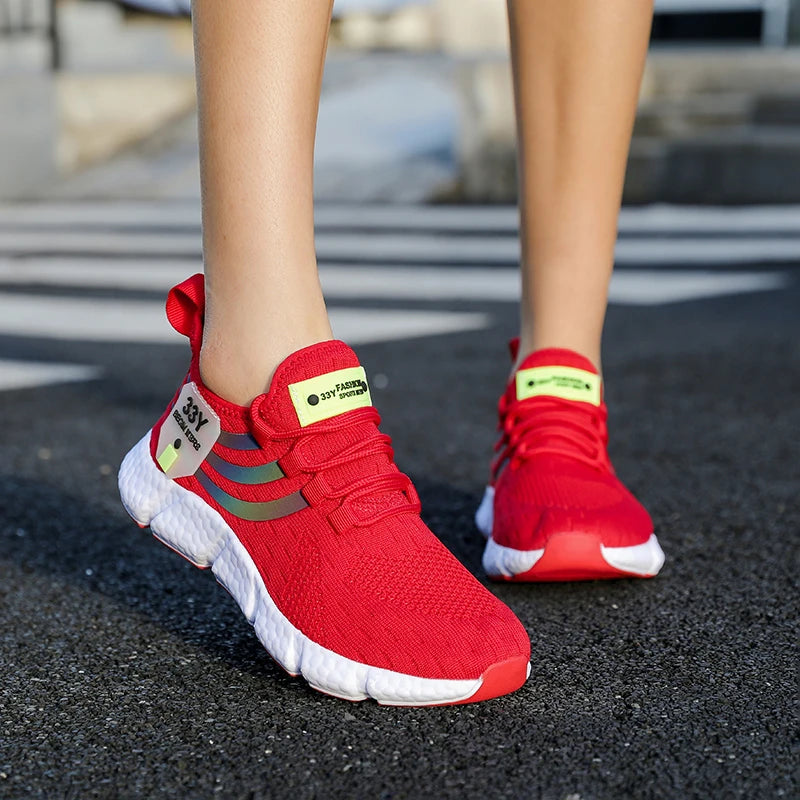 Men Casual Sport Shoes Breathable Lightweight Sneakers Outdoor Mesh Black Running Shoes Athletic Jogging Tenis Walking Shoes