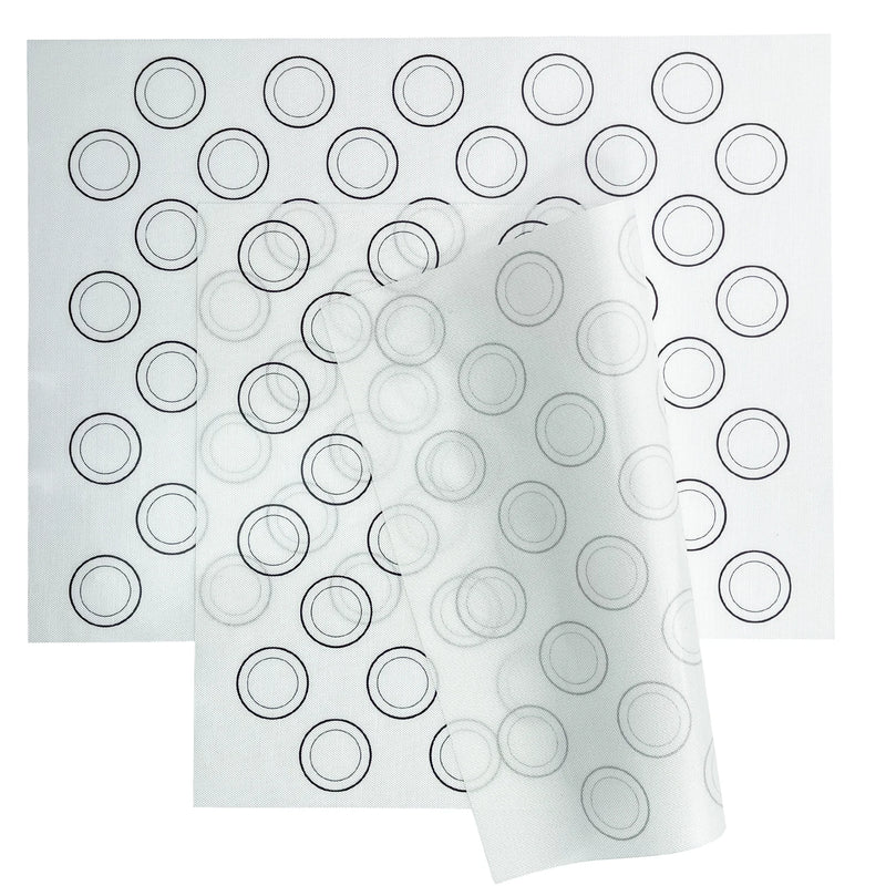 1PC Silicone Baking Mat for Oven, Baking Macarons Cookies, Reusable Nonstick & Easy to Clean, 40cm/15.75 X 30cm/11.75inch, White