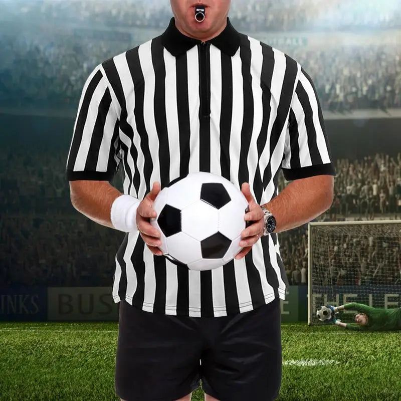 Striped Referee Shirt Men&