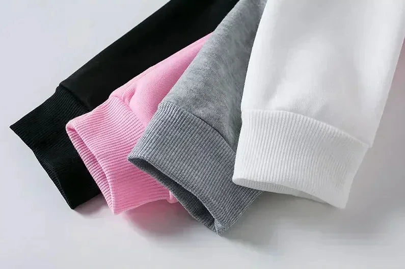 Women’s Oversized Pullover Hoodie – Loose Cotton Fleece Sweatshirt for Autumn & Winter