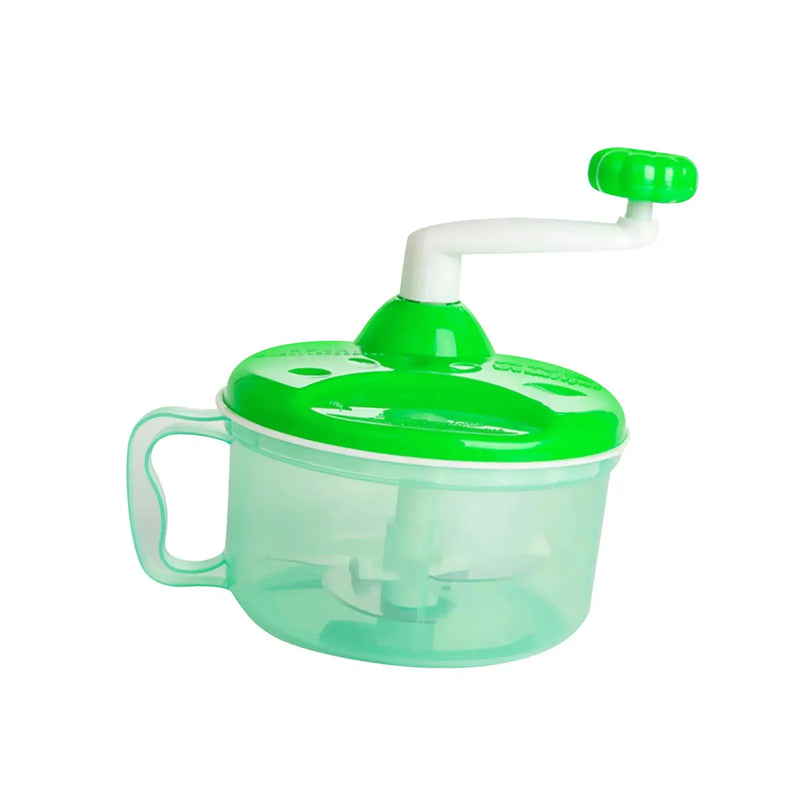 Manual Food Processor Multifunctional Meat Mixer Blender Practical Hand Power Food Chopper for Meat Salad Nuts Lettuce Puree