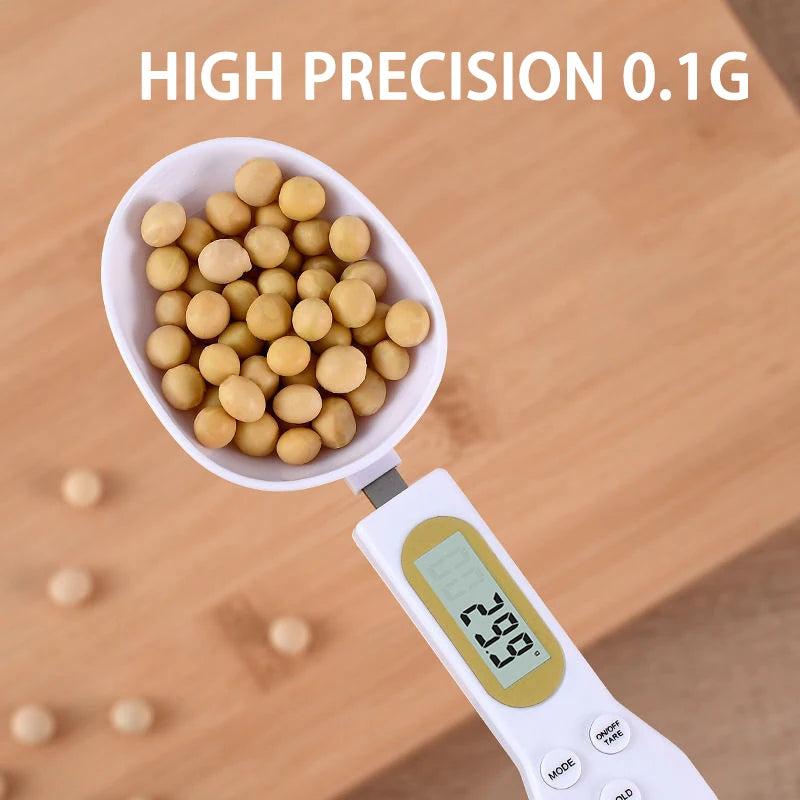 LCD Digital Kitchen Scale 500g 0.1g Measuring Food Spoon Scale Mini Kitchen Tool for Milk Coffee Scale Weight Measuring Spoon