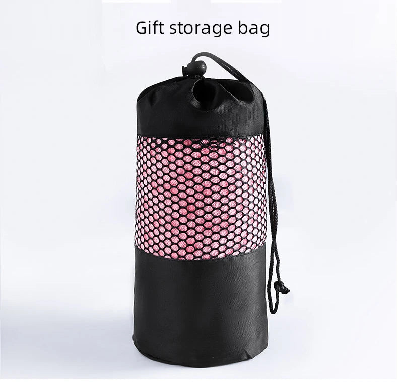 Yoga towels, hot and spicy yoga mat towels Featuring grip points to absorb sweat and prevent slipping, suitable for hot yoga, Pi