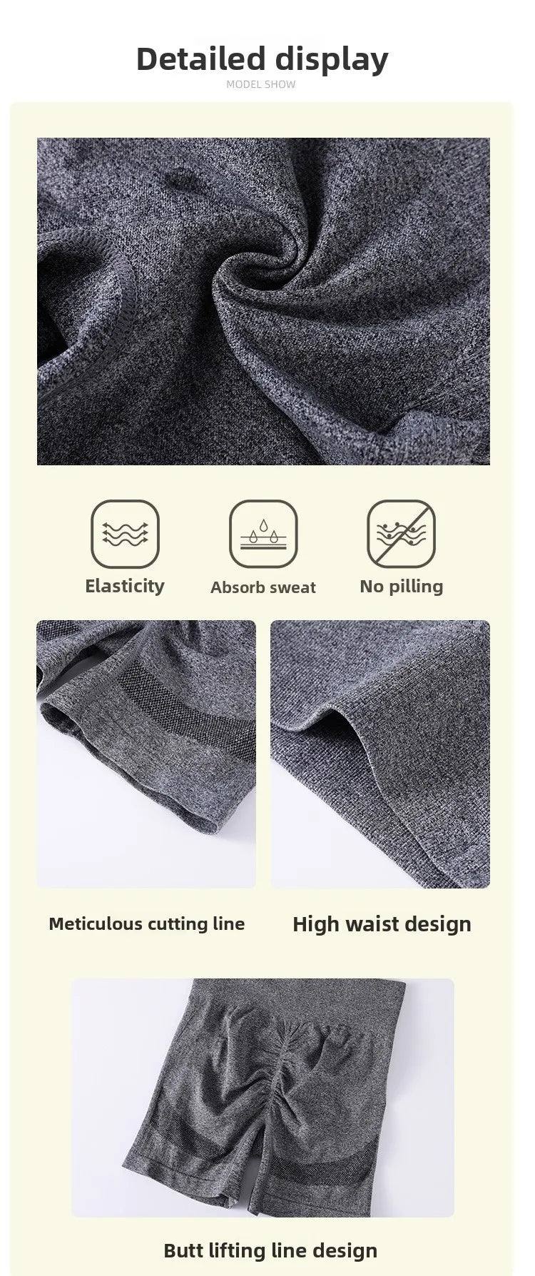 Yoga wear set, sports vest, underwear, high-waisted trousers, peachy buttocks, fitness