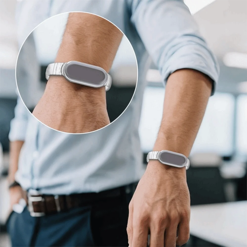 TPU Voice Recorder Case for PLAUD NotePin AI Transparent Waterproof Protective Cover Shockproof Protector Band Strap