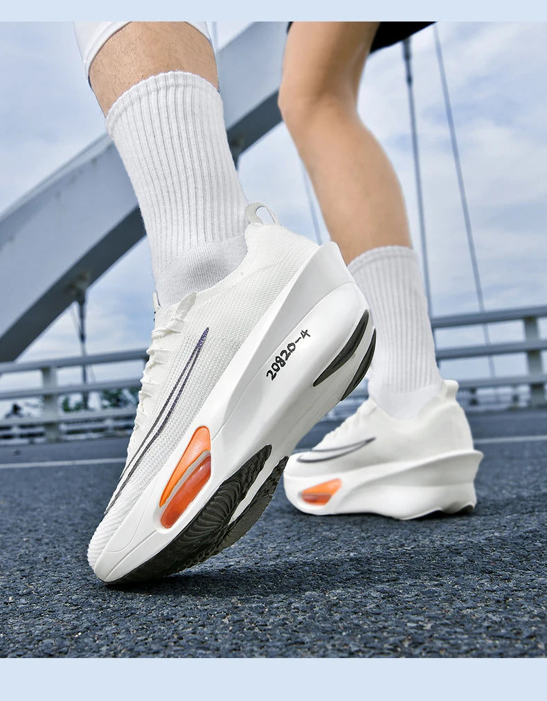 Casual Sneakers Air Cushion Running Shoes Jogging Marathon Men Sports Breathable Lightweight Comfortable Nonskid Leisure Sneaker