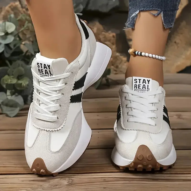 New 2025 Women Chunky Sneakers Platform Casual Fashionable Sneakers Lightweight Soft Bottom Running Shoes Summer Mesh Sneakers