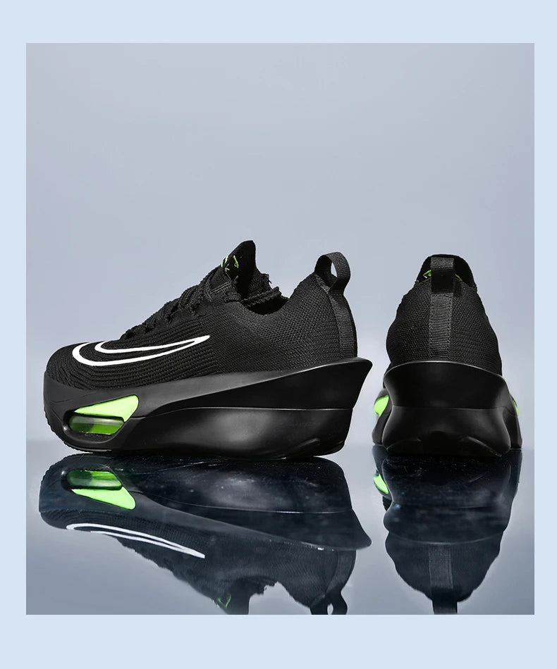 Casual Sneakers Air Cushion Running Shoes Jogging Marathon Men Sports Breathable Lightweight Comfortable Nonskid Leisure Sneaker