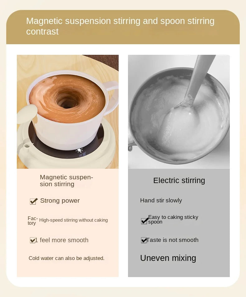 Automatic Mixing Cup Portable Electric Mixing Coffee Cup Water Cup Milk Cup USB Charging Magnetic Suspension Shaker Baby Items