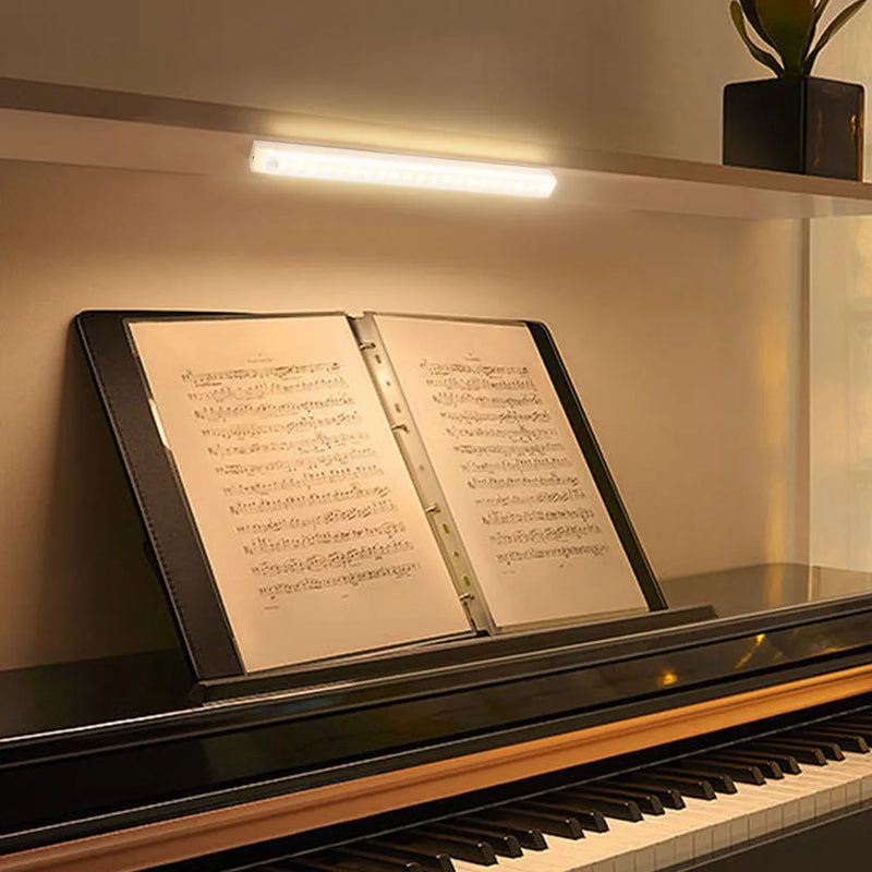 LED Motion Sensor Light Under Cabinet Night light Indoor Rechargeable Closet Lights for Wardrobes Kitchen Bedroom Cupboard Stair