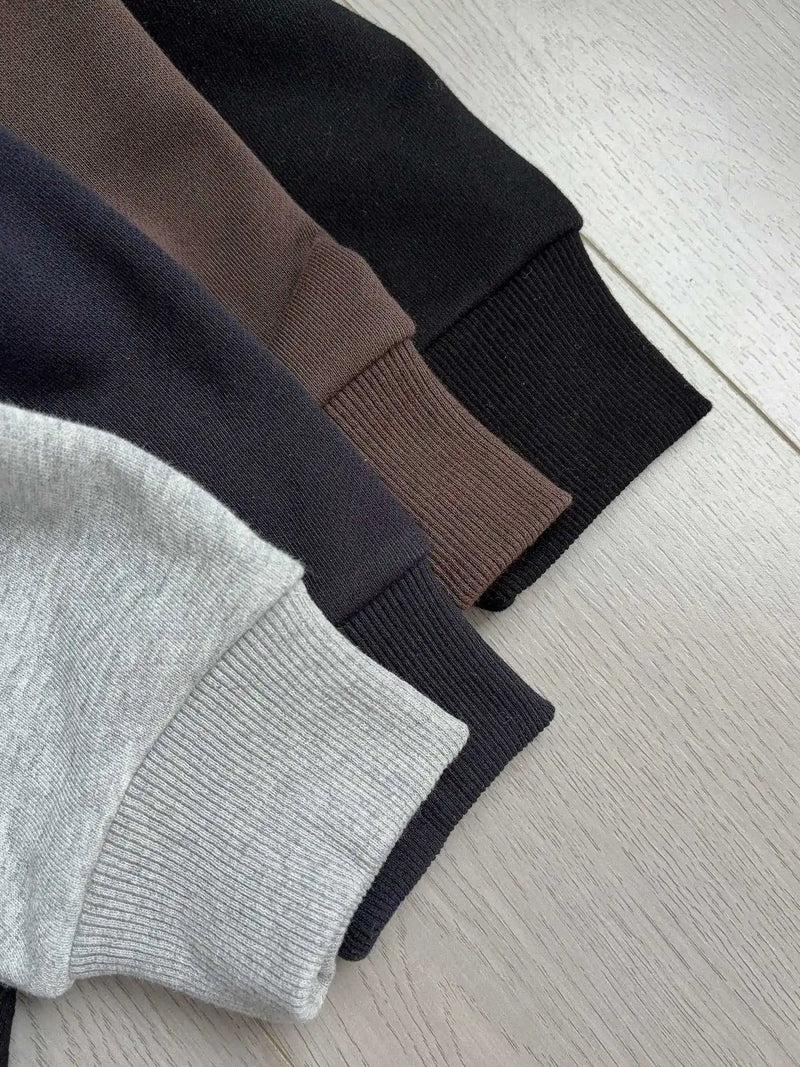 Oversized Hoodies for Women Casual Loose Sports Pocket Pullover Long-sleeved Top Solid Women&