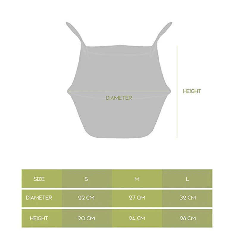 Woven Storage Basket Natural Seagrass Handmade Folding Clthoes Laundry Basket Straw Wicker Rattan Storage Flower Pot Beach Bag