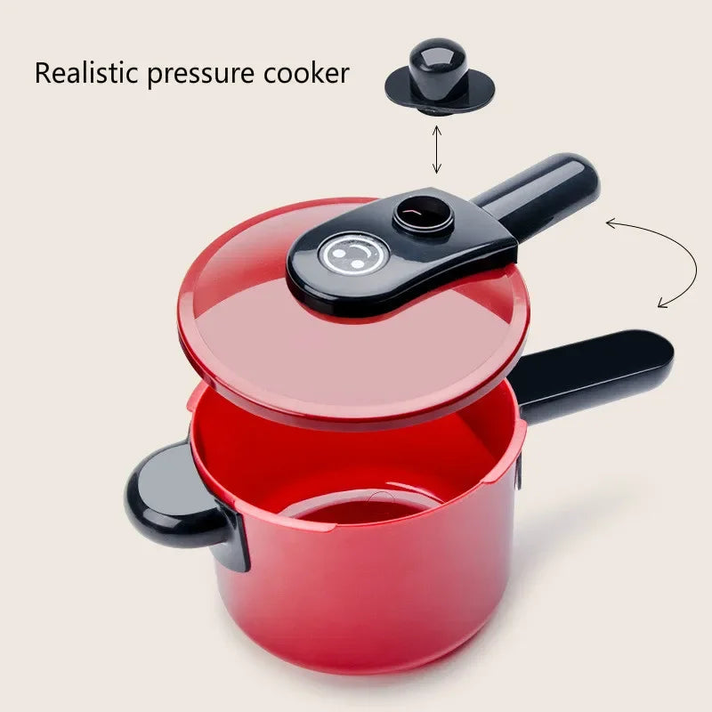 Set For Kids Girl Cooking Kitchen Toys Baby Cutting Fruit Cooking Kitchen Utensils Children&