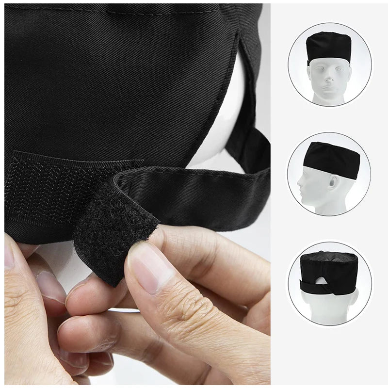 Tatiana Haven Unisex Chef Hat – Adjustable Breathable Beanie Cap for Kitchen, Restaurant & Sushi Chefs