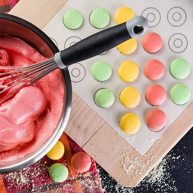 1PC Silicone Baking Mat for Oven, Baking Macarons Cookies, Reusable Nonstick & Easy to Clean, 40cm/15.75 X 30cm/11.75inch, White