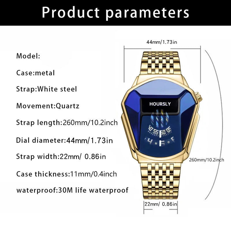 2025 Luxury HOURSLY Brand Trend Cool Men&