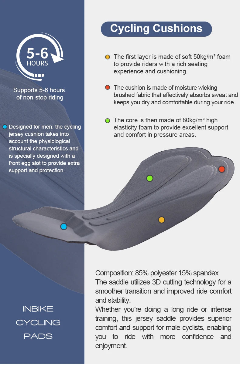INBIKE Cycling Shorts Men&