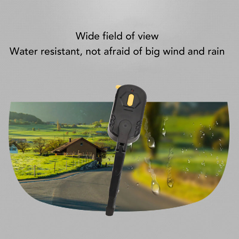 Electric Helmet Wiper Motorcycle Helmet Wiper  2 Speed Retractable  Water Resistant for Motorcycle Scooter Helmet